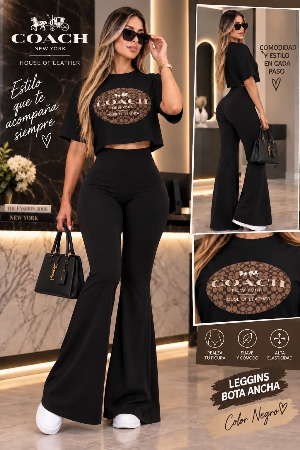Conjunto bota campana coach 2
