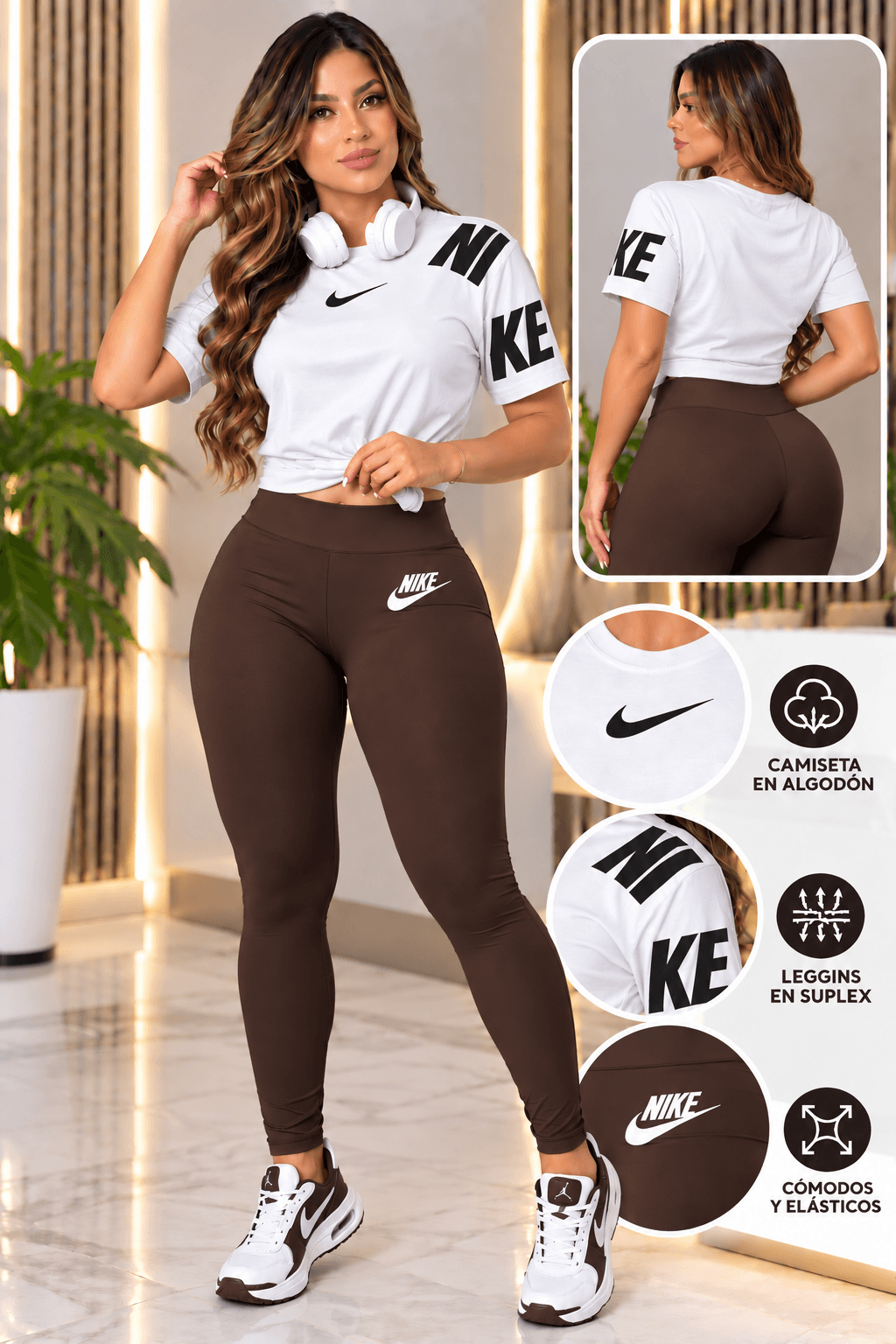 CONJUNTO LEGUINS Y CAMISETA ALGODON 2