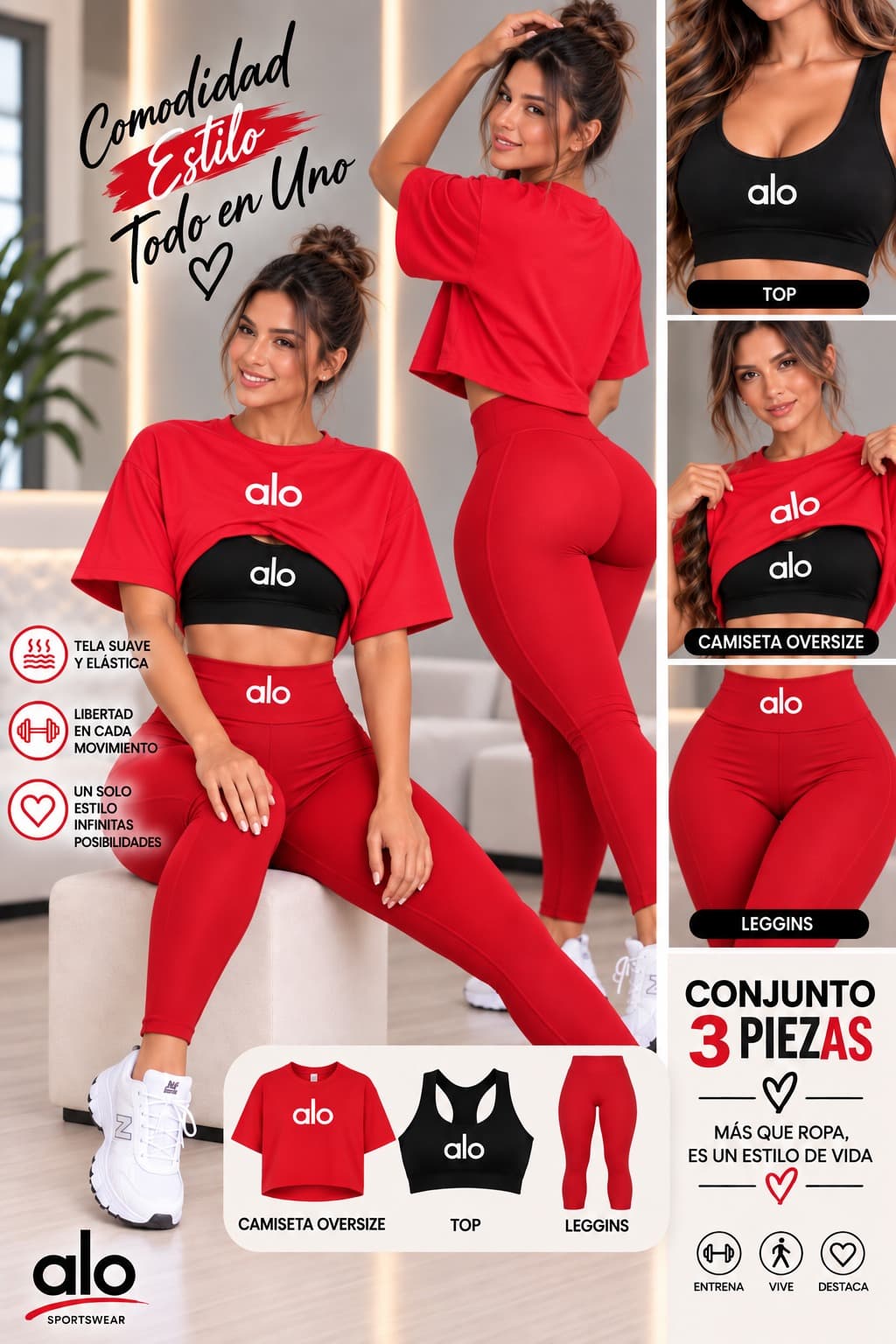 CONJUNTO 3 PIEZAS ALO 4