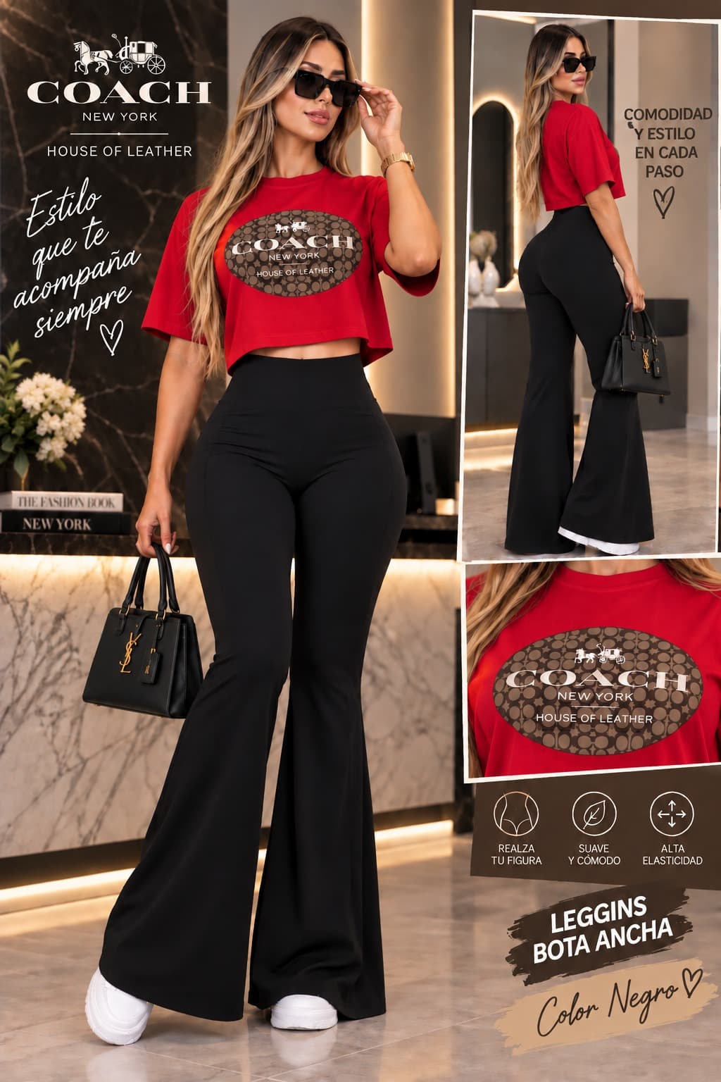 Conjunto bota campana coach 1