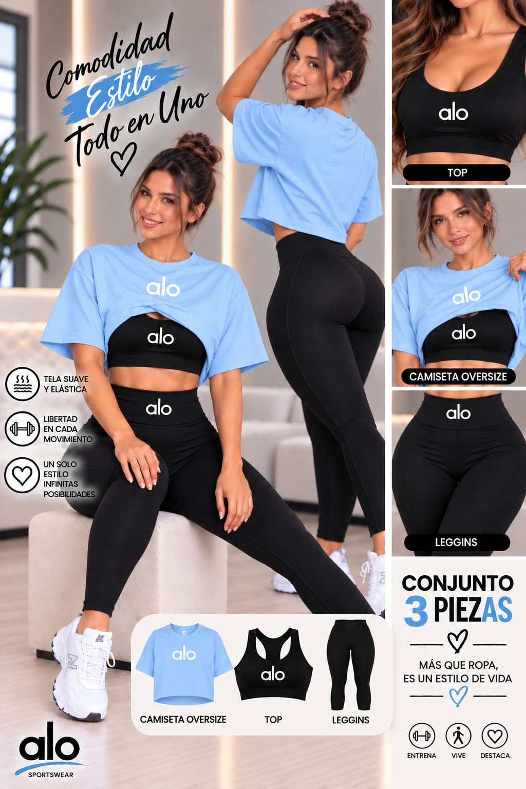 CONJUNTO 3 PIEZAS ALO 1